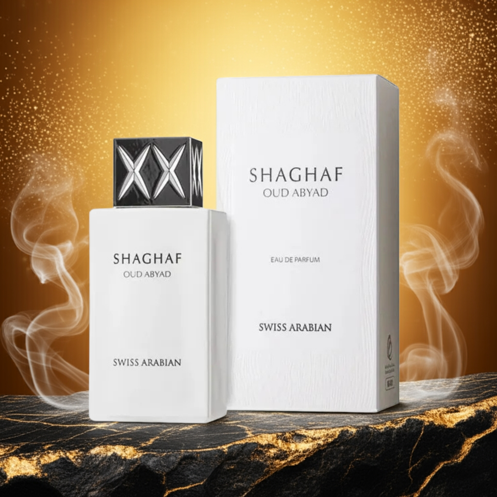 Shaghaf Oud Abyad Eau de Parfum 75ml - Swiss Arabian