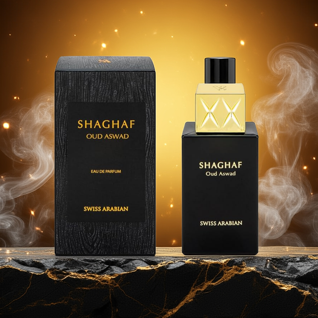 Shaghaf Oud Aswad Eau de Parfum 75ml - Swiss Arabian