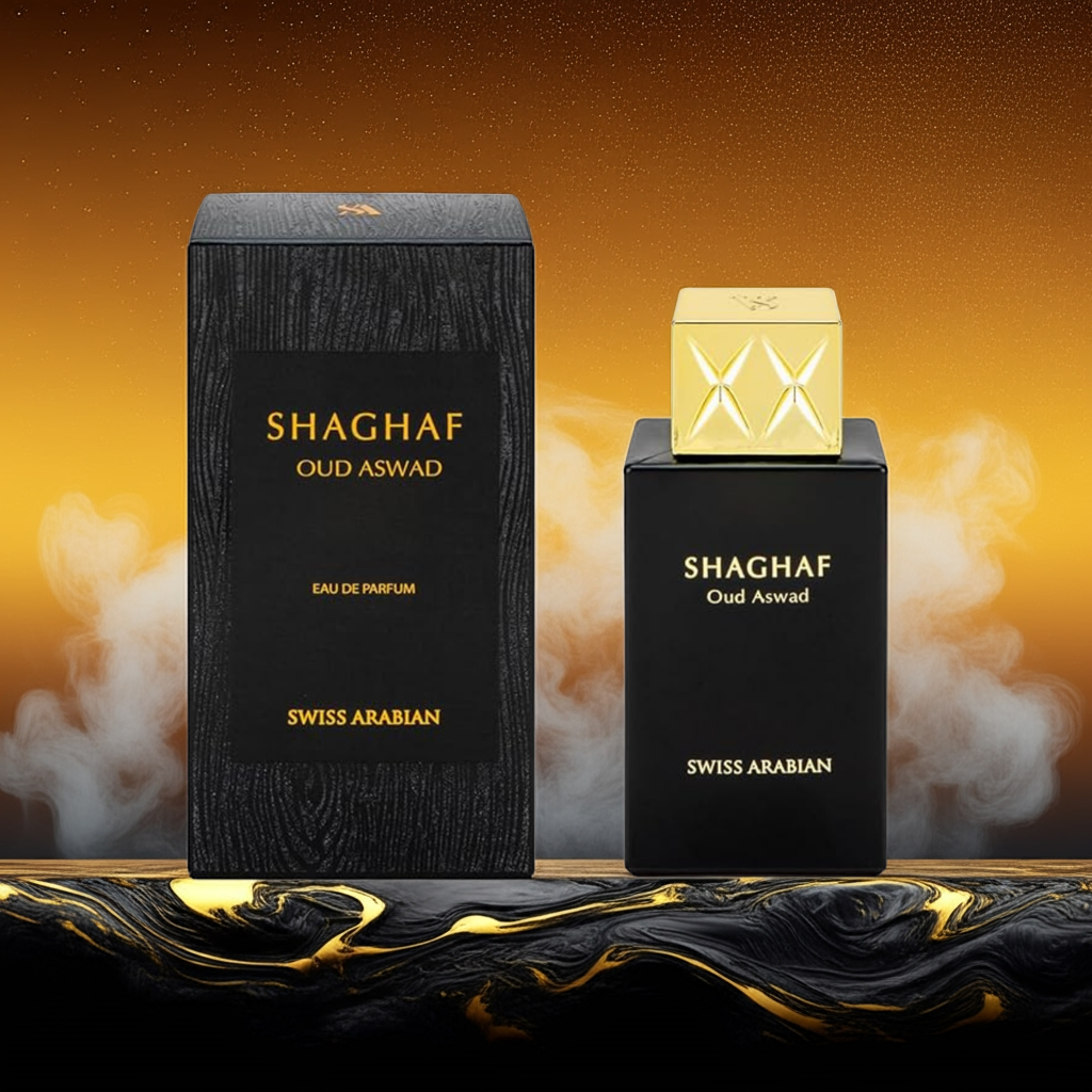 Shaghaf Oud Aswad Eau de Parfum 75ml - Swiss Arabian