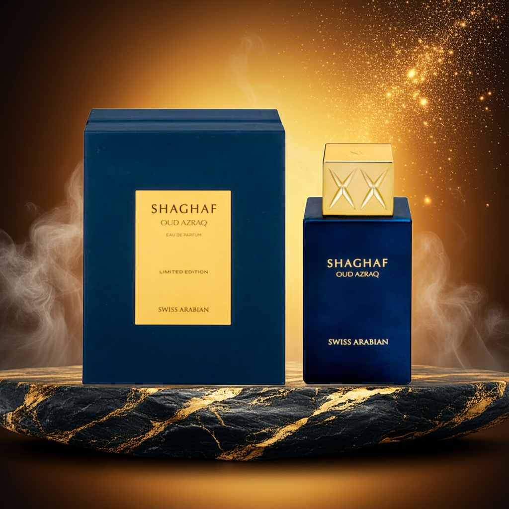Shaghaf Oud Azraq Eau de Parfum 75ml - Swiss Arabian